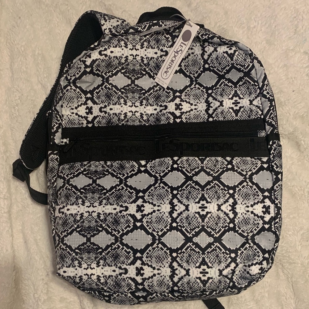 SOLD NWT LeSportsac Snakeskin Dakota Backpack